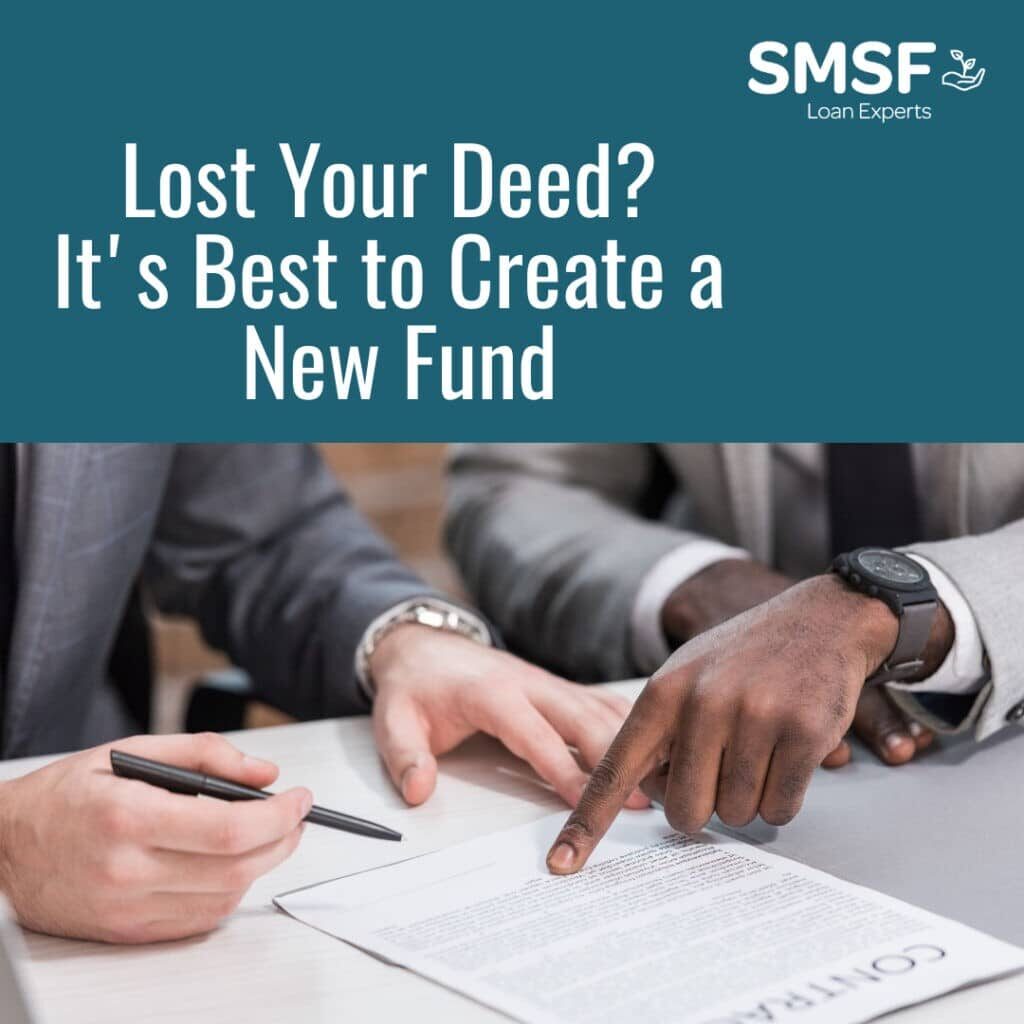 SMSF Lost Deed Image